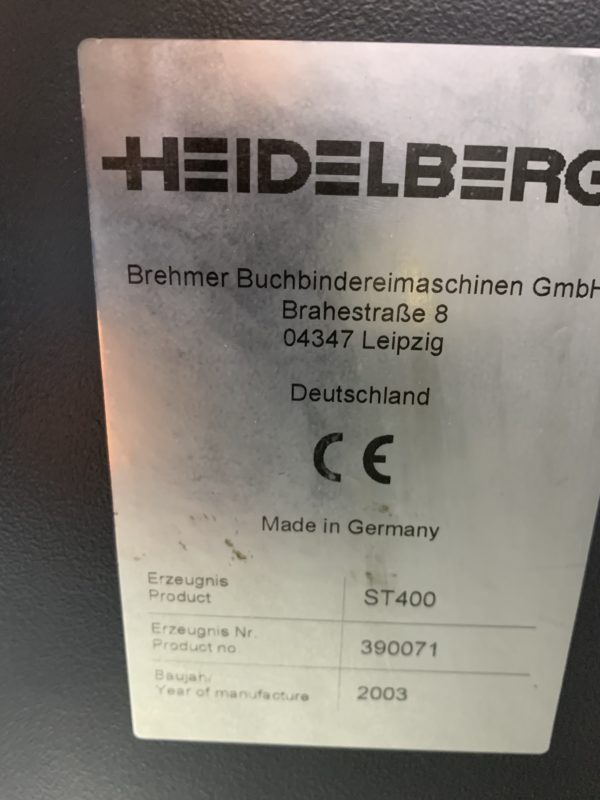 Encarteuse-piqueuse Heidelberg ST400-450 – Image 13