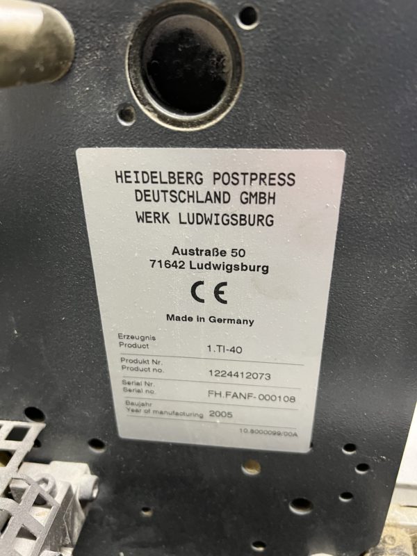 PLIEUSE STAHLFOLDER TI-40 – Image 20