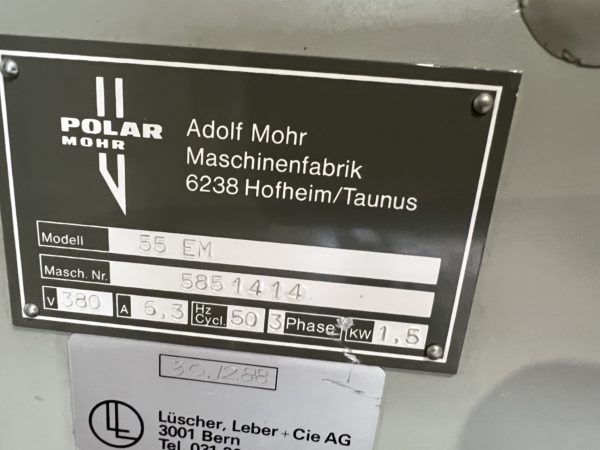 Cutting machine Polar 55 EM - Image 8