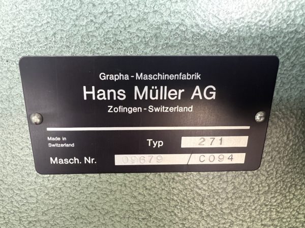 AGRAFEUSE MULLER MARTINI 273 – Image 9