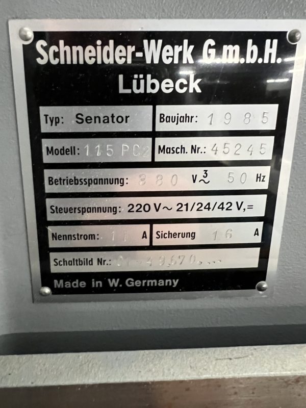 MASSICOT SCHNEIDER SENATOR 115 PC2 – Image 11