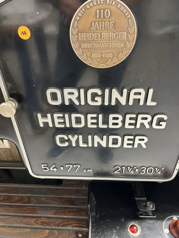HEIDELBERG CYLINDRE SB 54X77 CM – Image 2