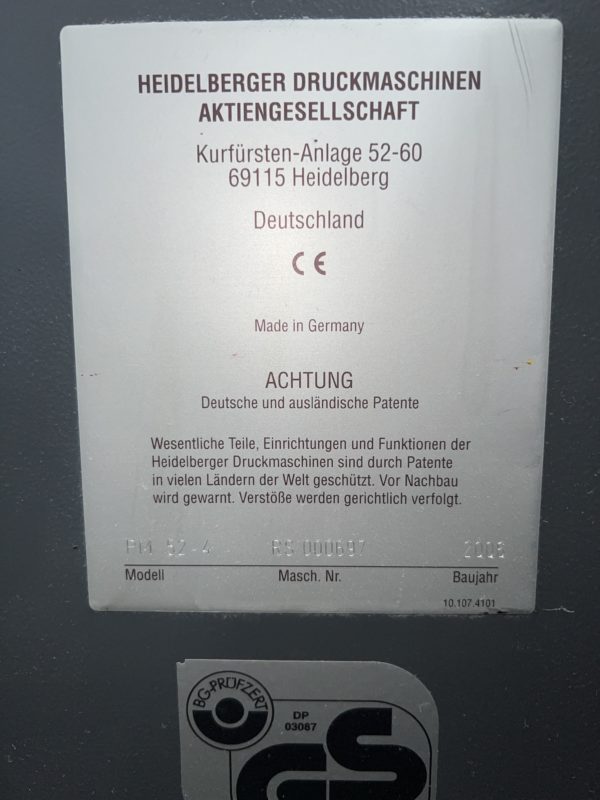 HEIDELBERG PM 52-4 – Image 27