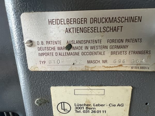 HEIDELBERG GTO 52 – Image 12