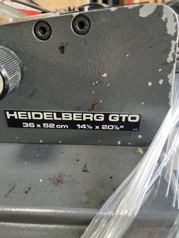 HEIDELBERG GTO 52 – Image 9