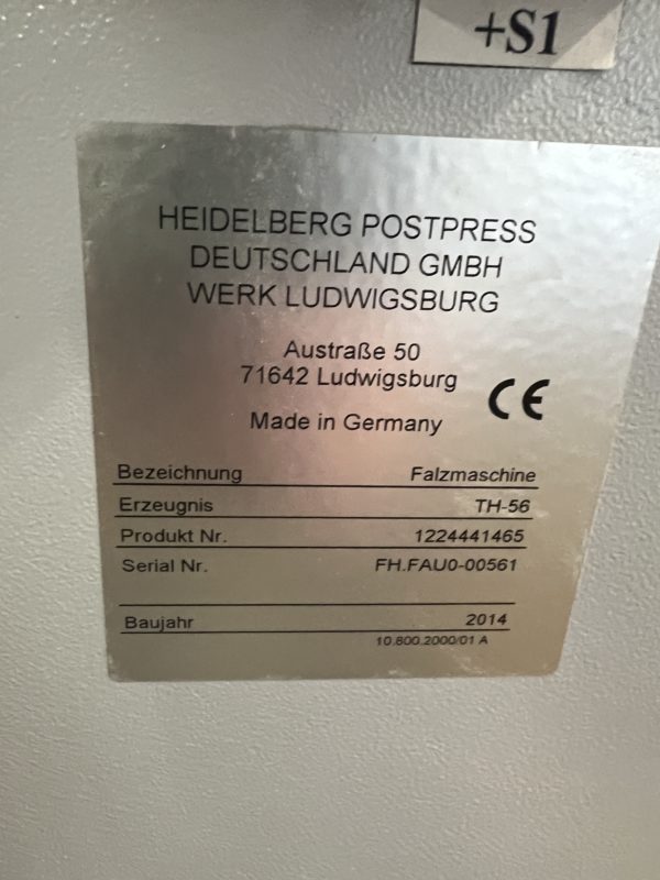PLIEUSE STAHLFOLDER TH-56 – Image 25