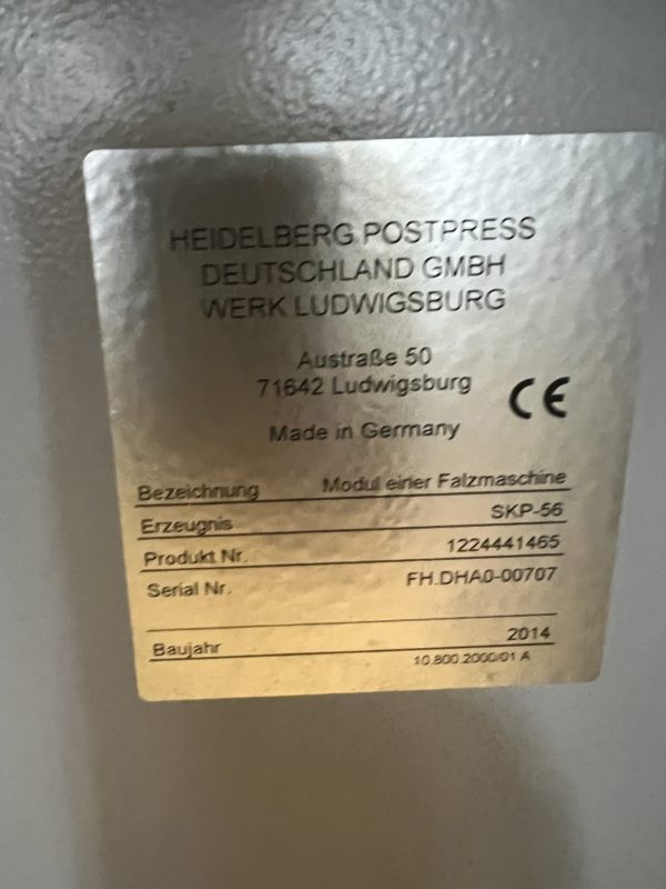 PLIEUSE STAHLFOLDER TH-56 – Image 13