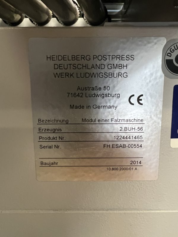 PLIEUSE STAHLFOLDER TH-56 – Image 26