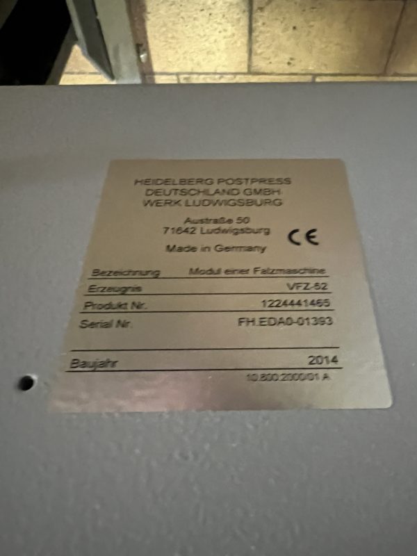 PLIEUSE STAHLFOLDER TH-56 – Image 24